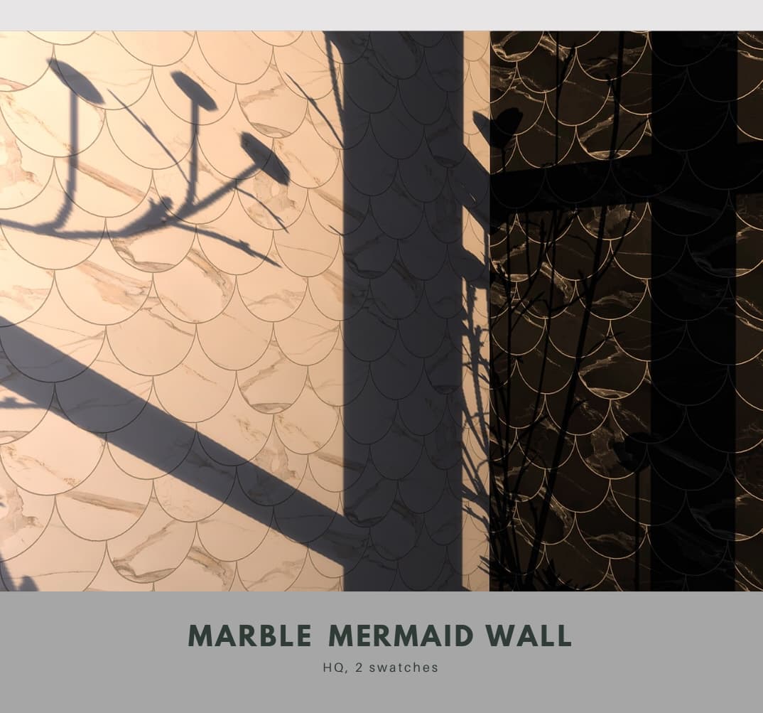 Настенное покрытие Mermaid Wall